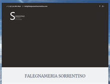 Tablet Screenshot of falegnameriasorrentino.com
